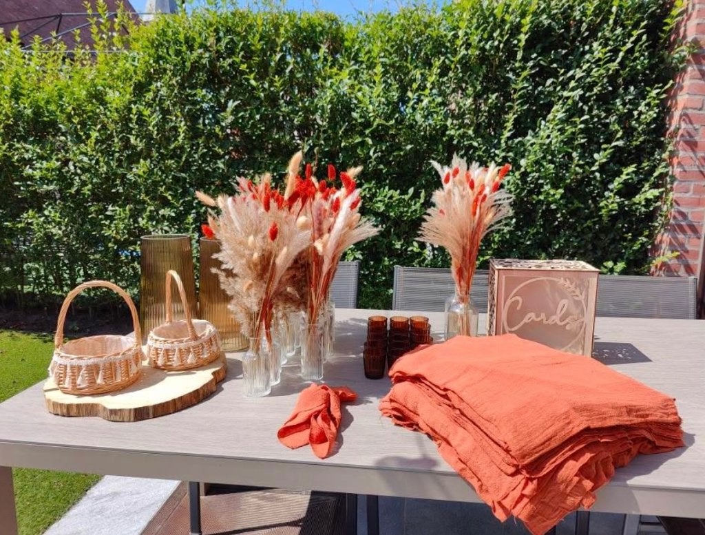 Trouwdecoratie Terracotta, Ophalen, Zo goed als nieuw