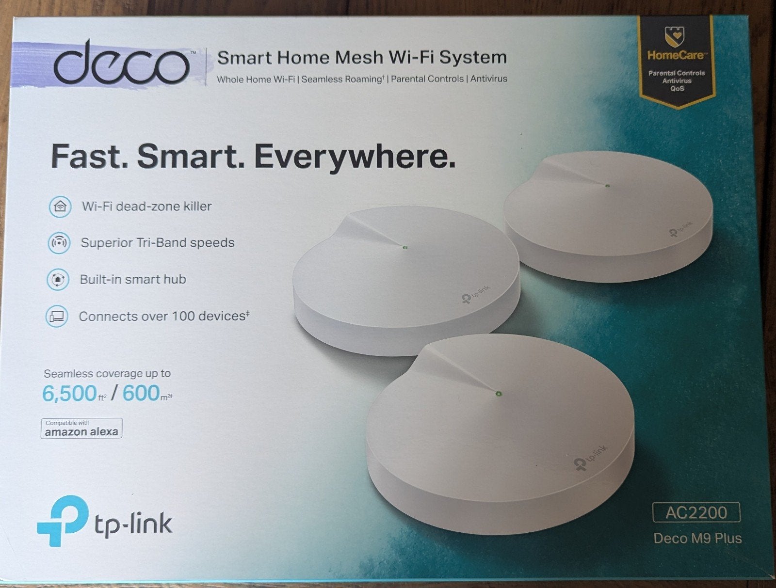 TP-Link Deco M9 Plus Mesh Wi-Fi Set (3-pack) - Tri-Band, Informatique & Logiciels, Enlèvement