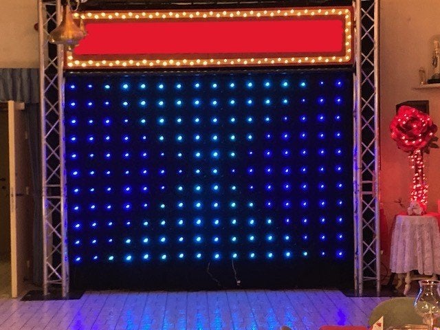 Animatie led doek, Muziek en Instrumenten, Ophalen, Zo goed als nieuw