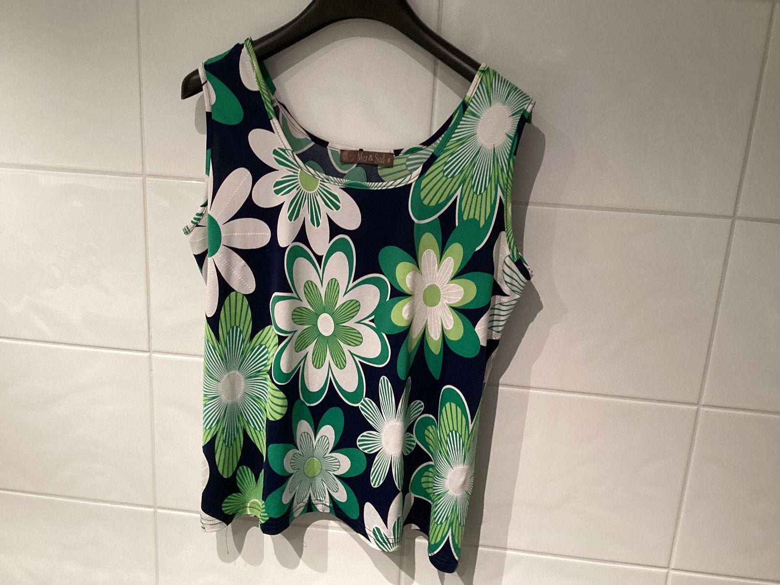 kleurrijk topje in lycra, Kleding | Dames, Overige kleuren, Maat 46/48 (XL) of groter, Ophalen of Verzenden, Zonder mouw