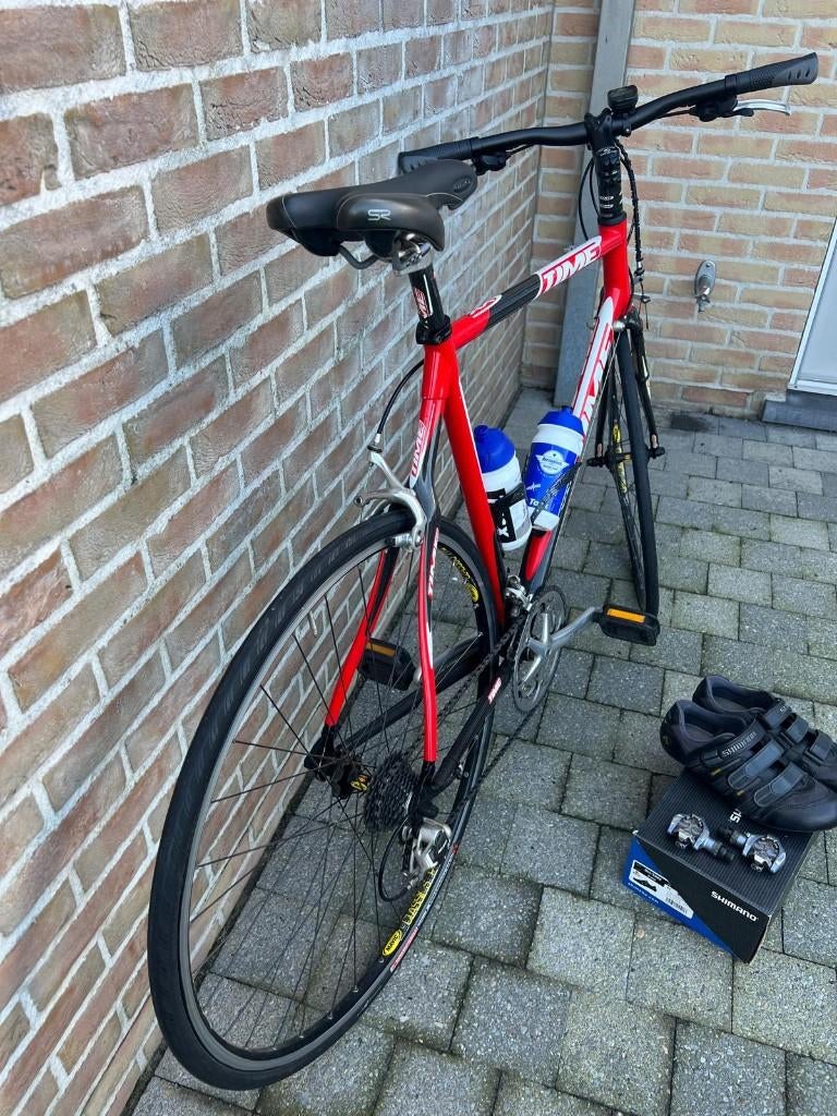 Koersfiets time avant, Fietsen en Brommers, 10 tot 15 versnellingen, Zo goed als nieuw, 53 tot 57 cm, Ophalen