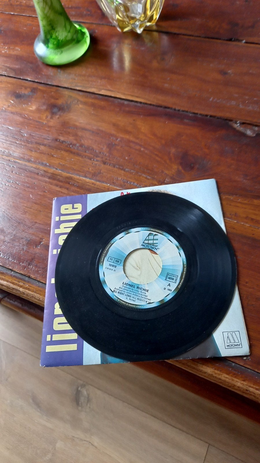 vinyl (45t) Lionel richie "all night long", Ophalen