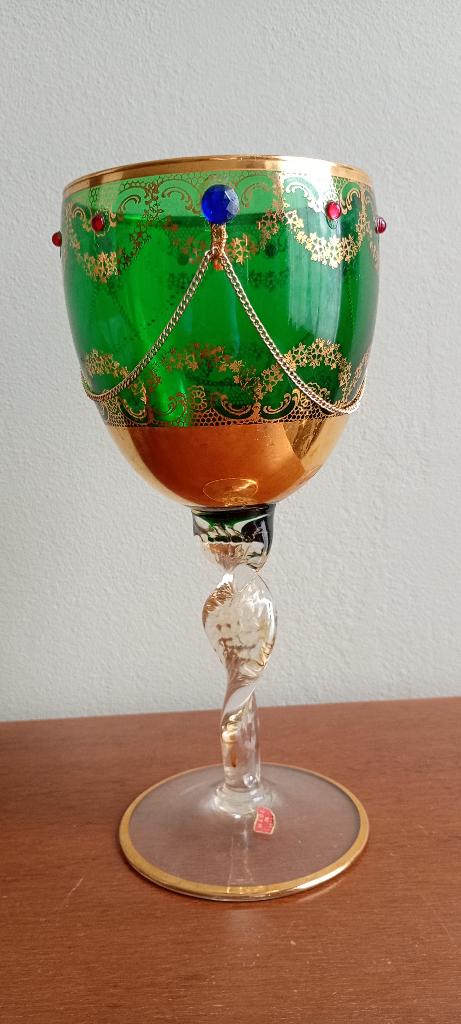 Calice / verre géant Murano, Enlèvement ou Envoi