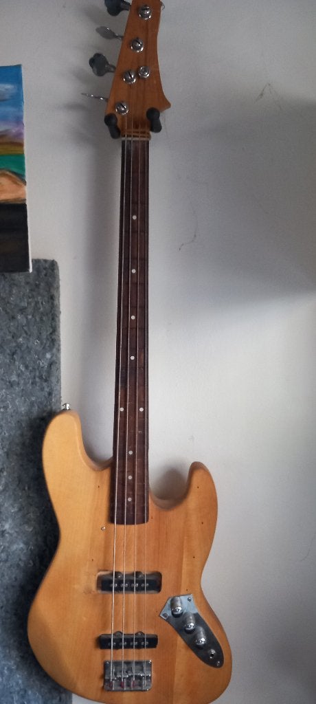 Jazz bouwkit fretless, Muziek en Instrumenten, Ophalen, Gebruikt, Elektrisch, Fretloos