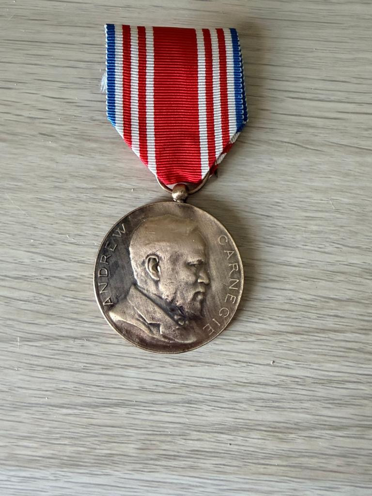 Medaille Carnegie, Ophalen of Verzenden