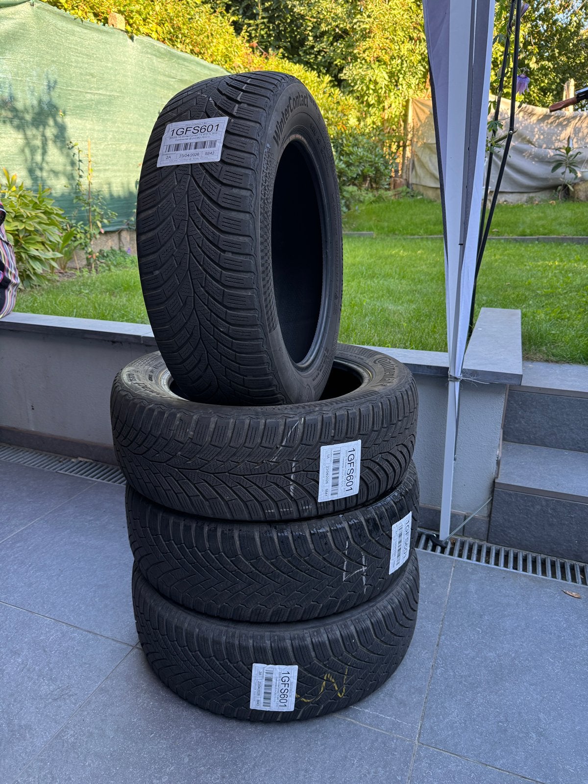 Pneus hiver Continental WinterContact TS 870 205/55 R16 91H, Enlèvement, Comme neuf