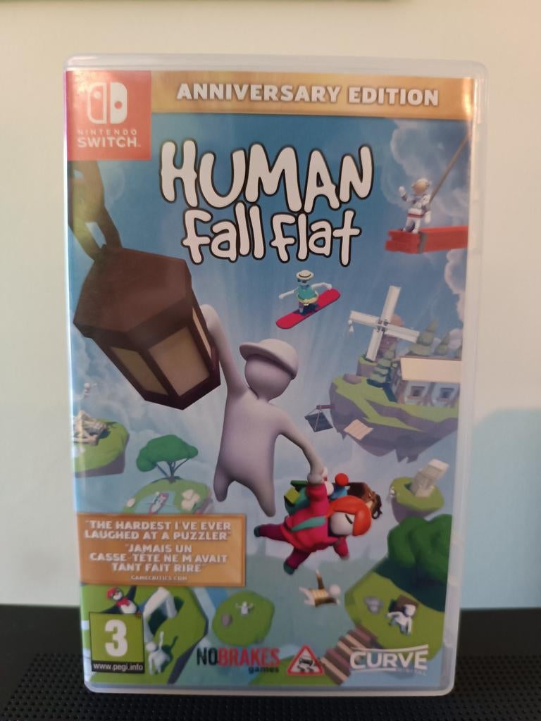Nintendo Switch | Human Fall Flat - Anniversary Edition, Ophalen of Verzenden, Eén computer, Vanaf 3 jaar, Platform