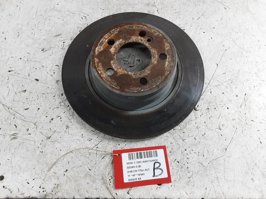 FREIN DISQUE ARRIÈRE Mercedes-Benz C (W204), Mercedes-Benz, Mevr. I. Hauben, Utilisé, Rue de l'Espoir 34 34
4030  GRIVEGNÉE, BE