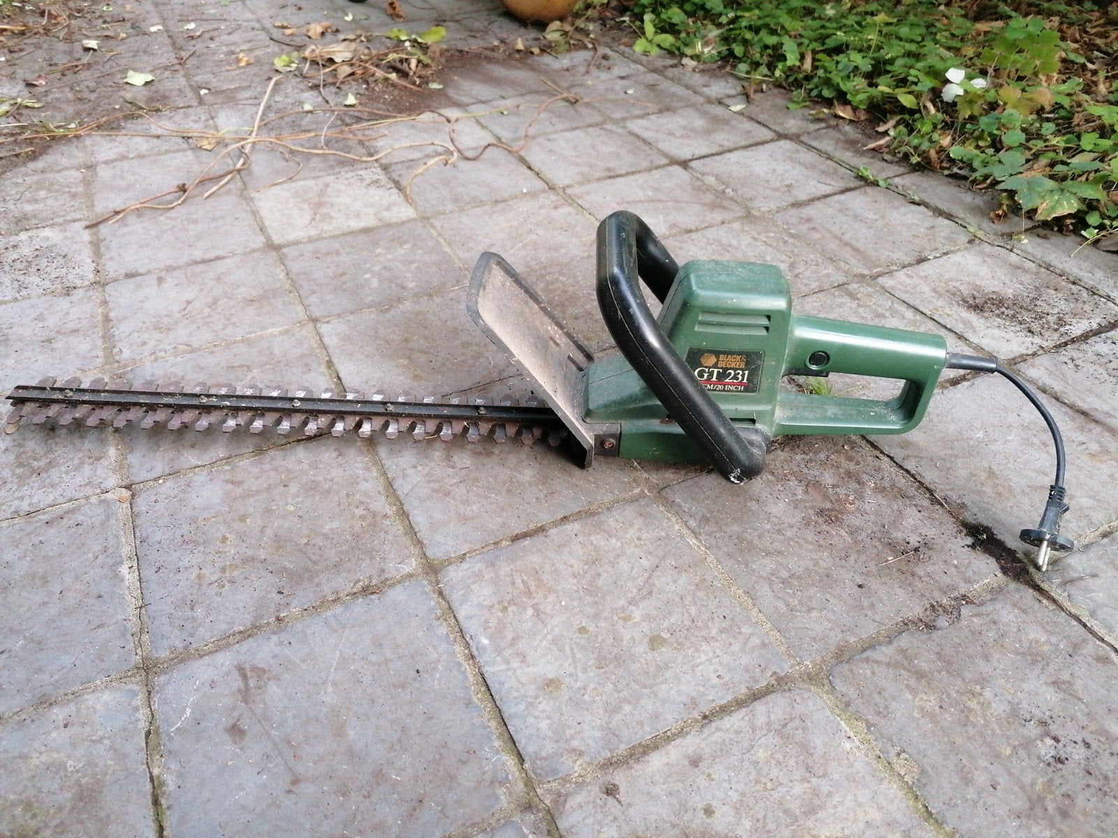 haagschaar Black&Decker, Ophalen