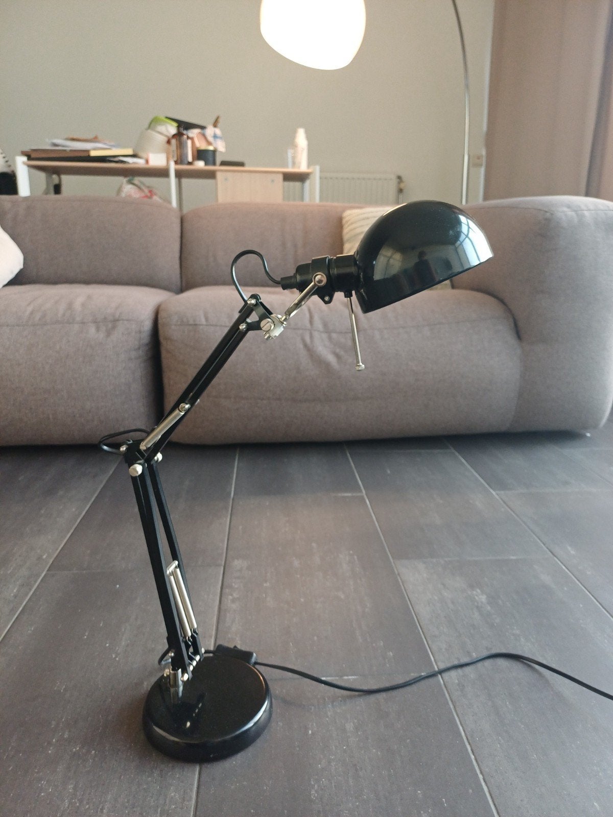 forsa bureaulamp ikea zwart, Huis en Inrichting, Zwart, Ophalen of Verzenden, Bureaulamp, IKEA