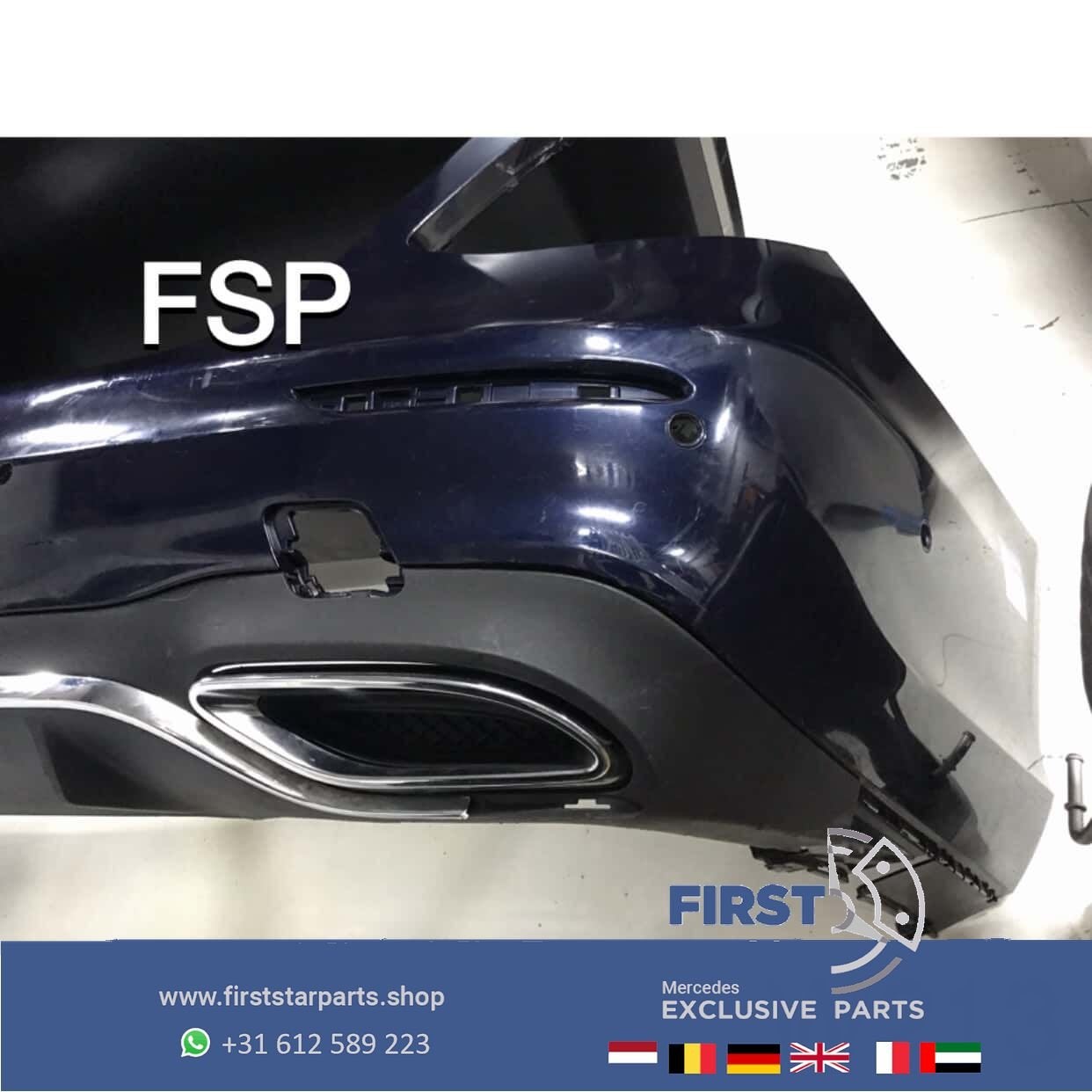 W213 SPORT ACHTERBUMPER AMG LINE Mercedes E Klasse 2016-2021, Auto-onderdelen, Gebruikt, -, Ophalen of Verzenden, Achter
