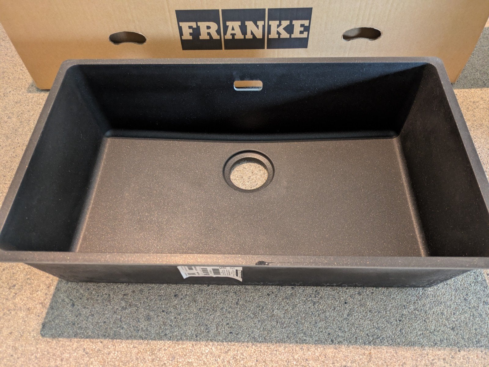 Spoelbak Franke - zwart - 72*40cm, Huis en Inrichting, Ophalen, Nieuw, Zwart