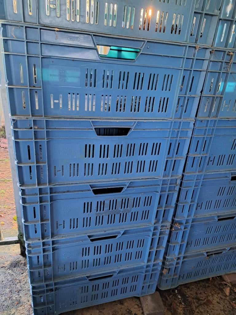 blauwe bakken, Ophalen, Gebruikt, Bak of Kist
