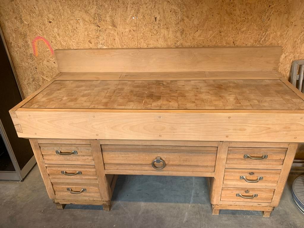 Vintage kapblok hakblok, Antiek en Kunst, Antiek | Keukengerei, Ophalen