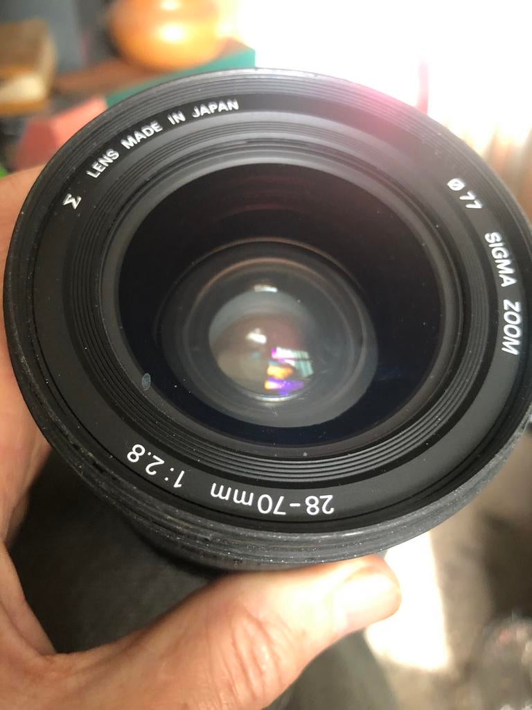 Zoom sigma 28-70/2.8 EX aspheric monture Canon EOS, Ophalen of Verzenden, Zo goed als nieuw, Zoom