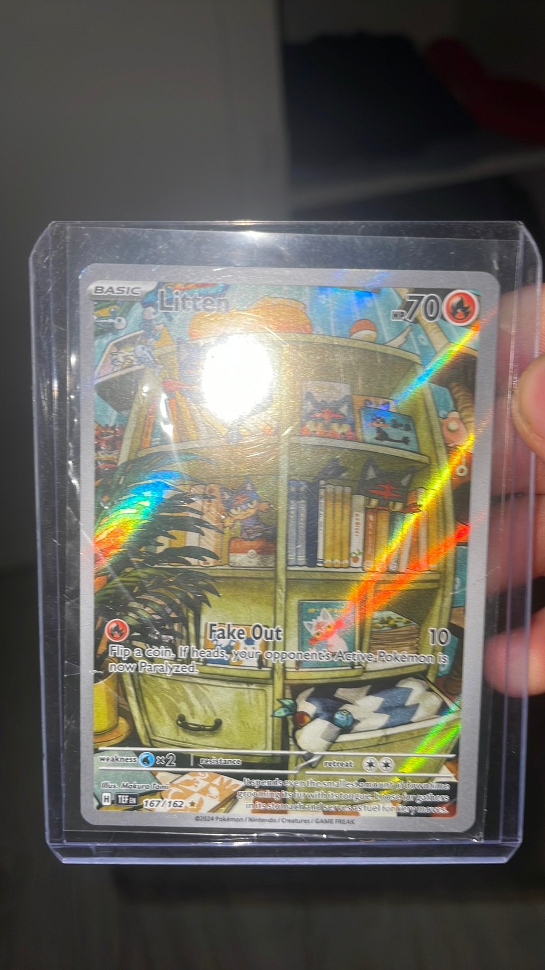 Litten-pokemon kaart (full art), Hobby en Vrije tijd, Verzamelkaartspellen | Pokémon, Ophalen, Nieuw