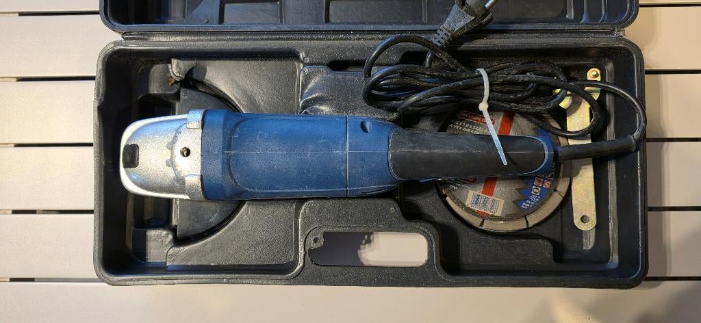 haakse slijper 125 mm, Doe-het-zelf en Bouw, Gereedschap | Slijpmachines, Ophalen, Zo goed als nieuw, 700 tot 1000 watt