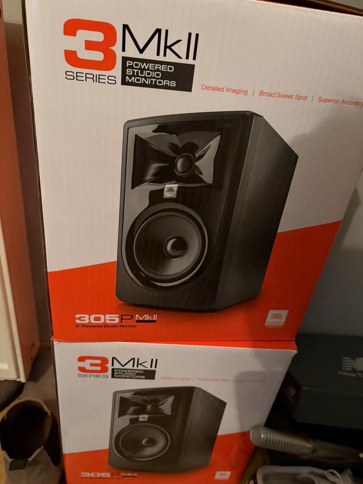 JBL monitors mk3 als neiuw, Ophalen of Verzenden, Zo goed als nieuw, JBL