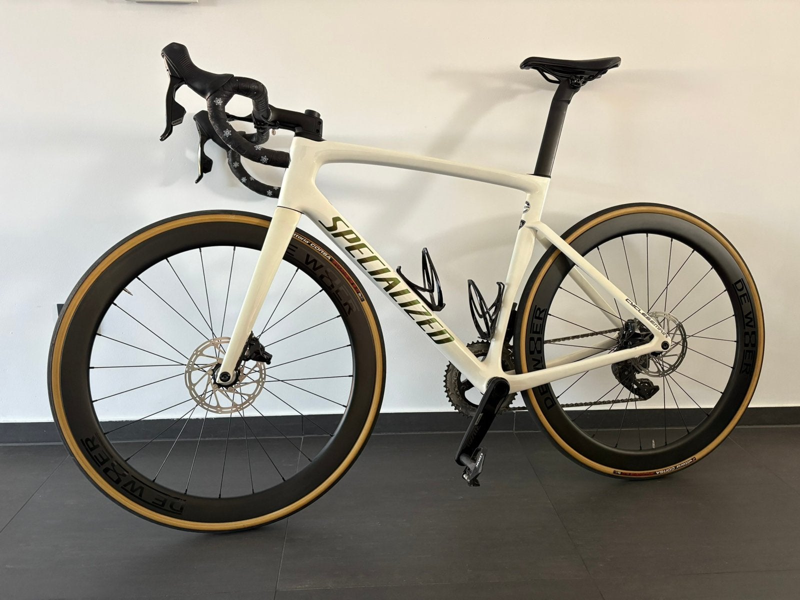 Zoals nieuw Specialized Tarmac SL7 56cm, Fietsen en Brommers, Ophalen, Carbon, Zo goed als nieuw, Schijfrem