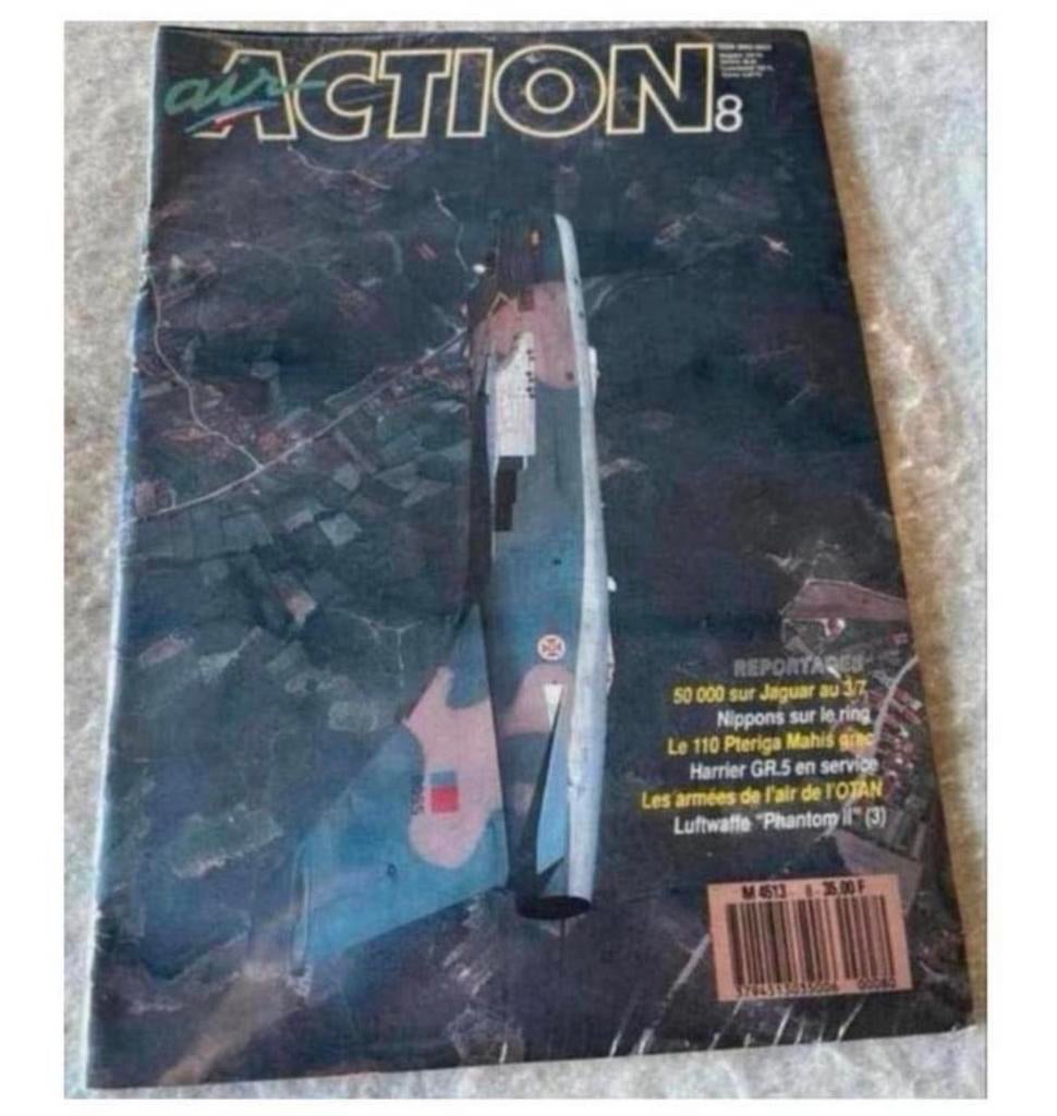 Air Action Magazine 8 - Ancien magazine d'avion de 1990, Collections, Enlèvement ou Envoi, Neuf, Livre ou Revue