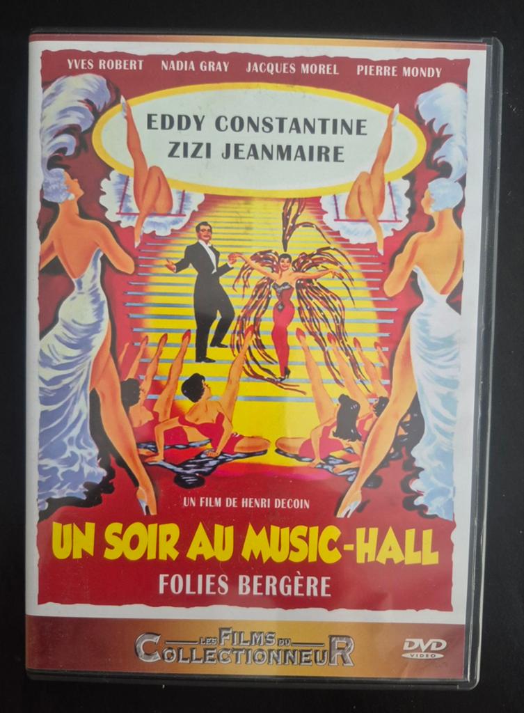 Dvd Een avond in de Music-Hall (Eddy Constantine,...), Ophalen of Verzenden