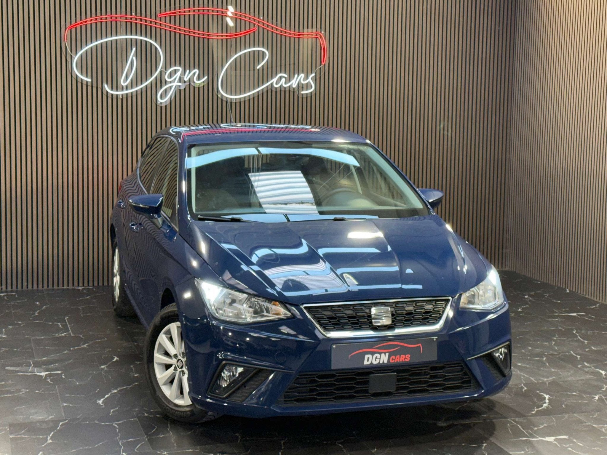 SEAT Ibiza Ibiza 1.0i MPI Style (bj 2018), Stof, Euro 6, Blauw, Ibiza