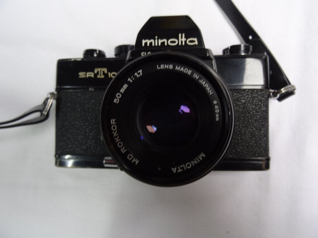 minolta srt 101+objectif, Enlèvement ou Envoi, Utilisé, Reflex miroir, Minolta