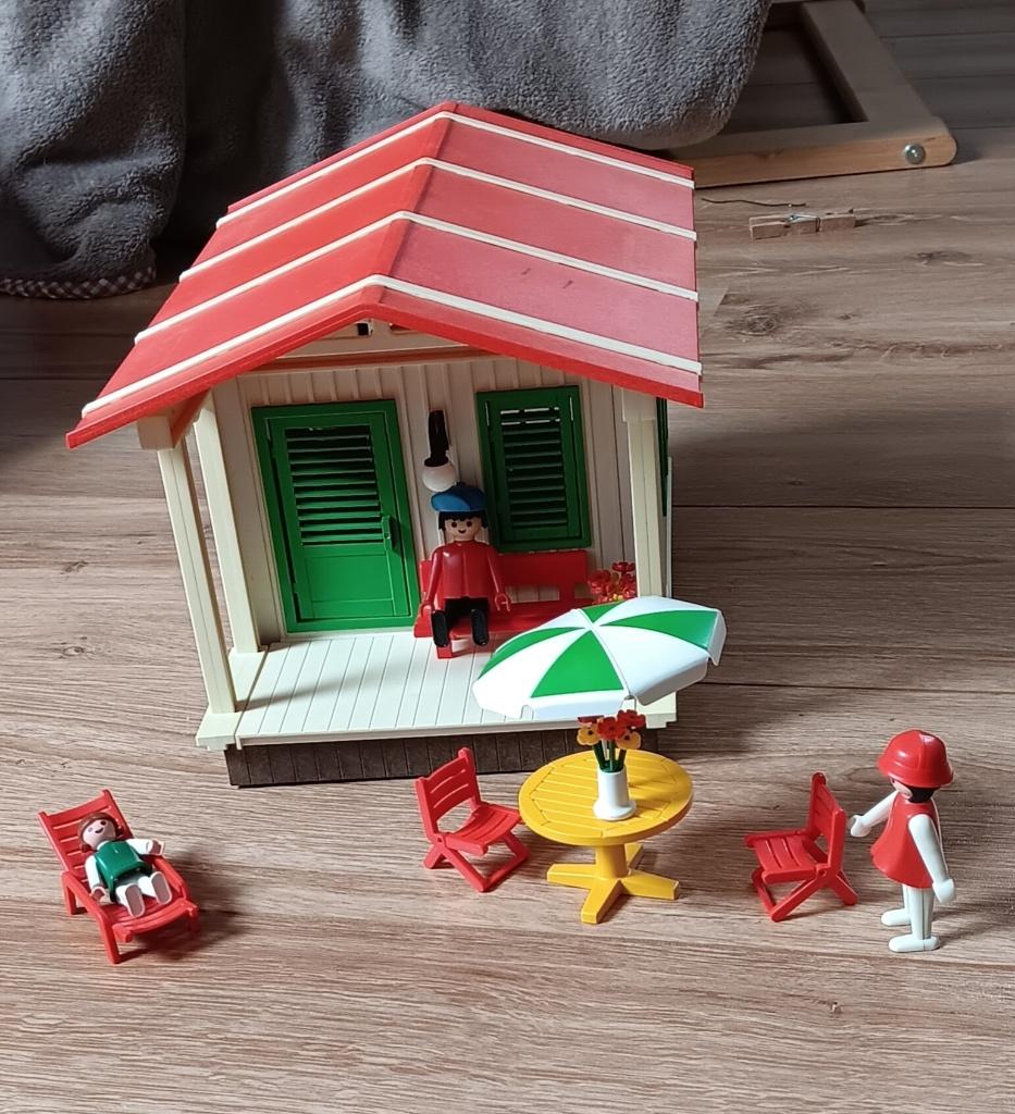 Vintage vakantiehuis playmobil nr 3771, Enlèvement, Utilisé, Ensemble complet
