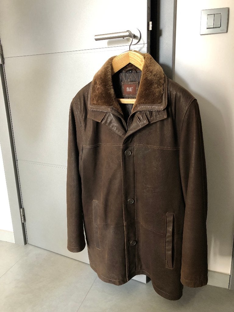 winterjas heren, Kleding | Heren, Jassen | Winter, Bruin, Maat 48/50 (M), Ophalen of Verzenden, Zo goed als nieuw