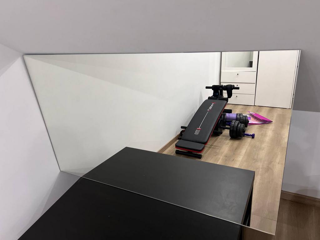 Miroir, Maison & Meubles, Moins de 100 cm, Carré, Enlèvement, Utilisé