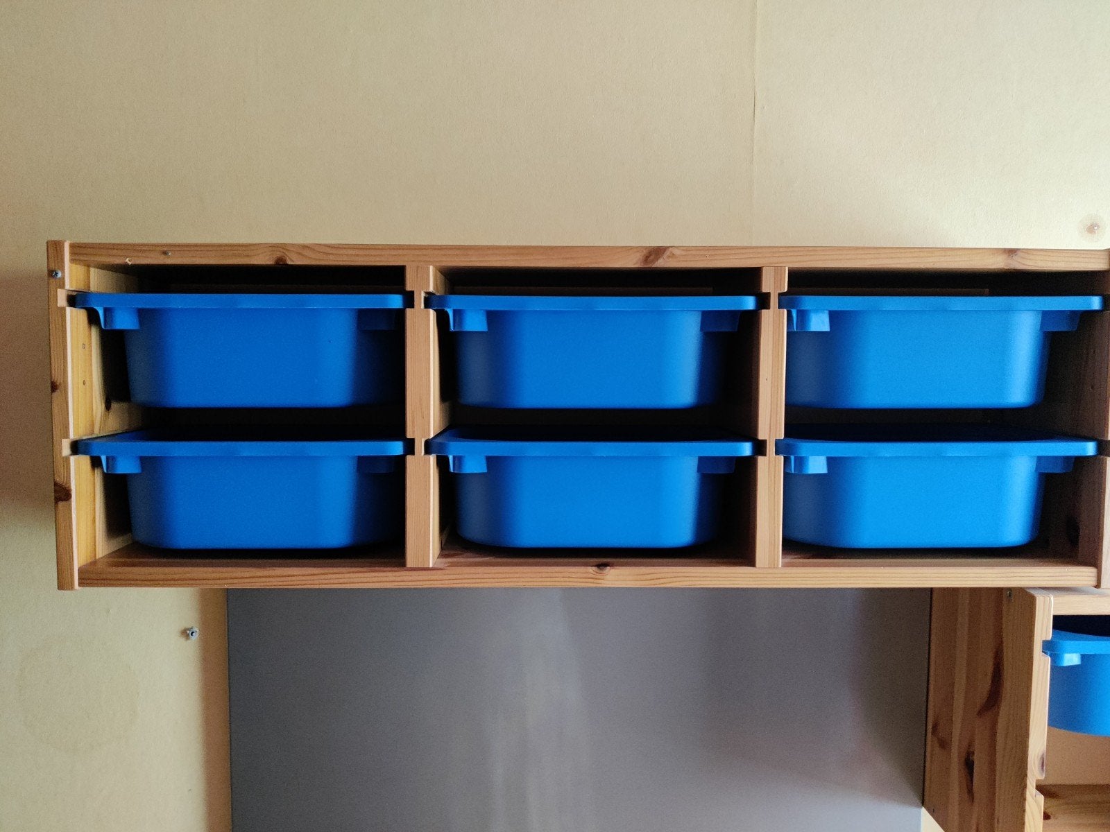 Opbergsysteem IKEA, Ophalen