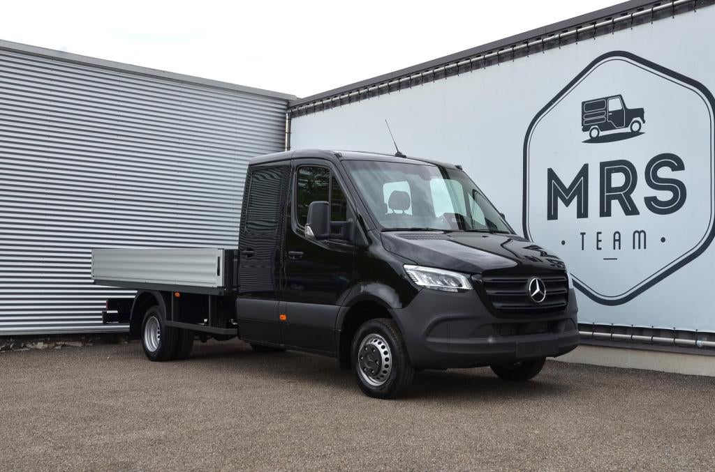Mercedes Sprinter 519- Dubbelcab-Openlaadbak-Nieuw-49500+BTW, Auto's, Automaat, 4 deurs, Stof, Euro 6
