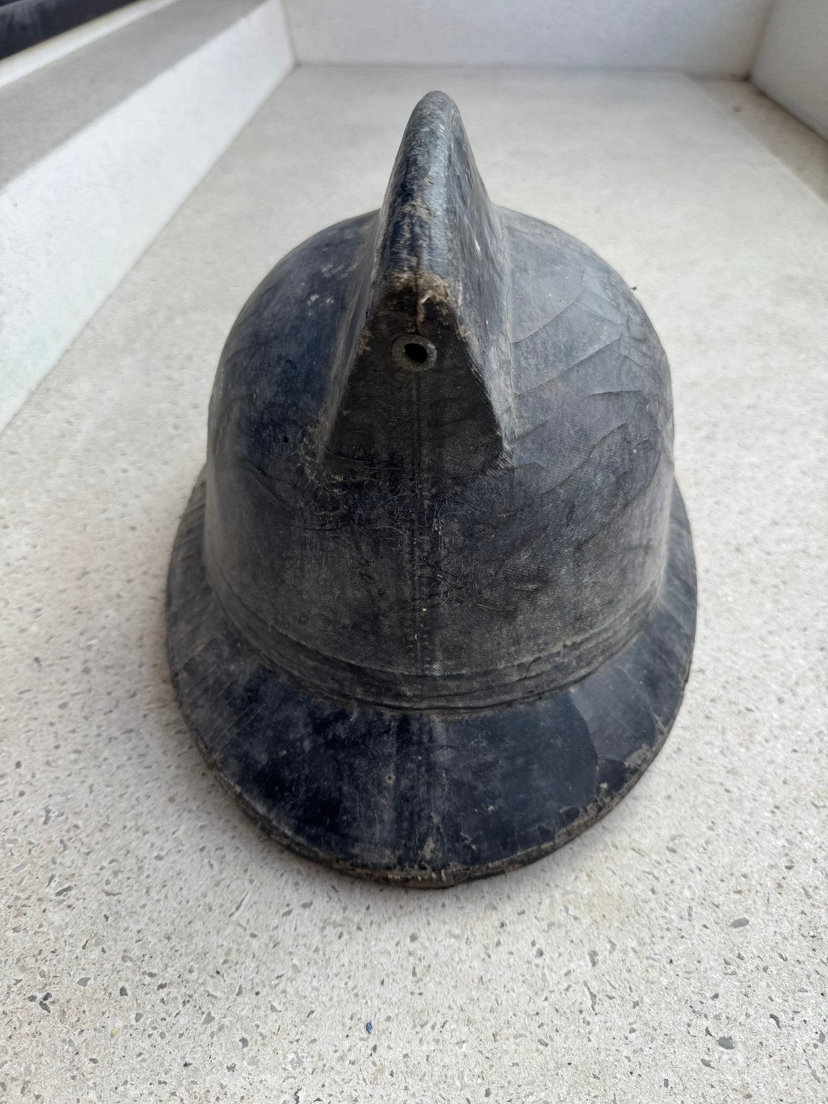 Kurken brandweer helm Levior, Verzamelen, Militaria | Algemeen, Ophalen of Verzenden