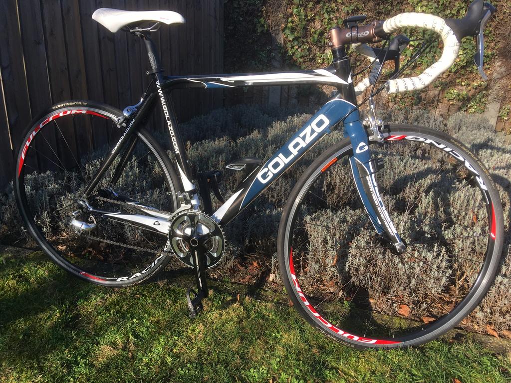 Koersfiets carbon, Ophalen, Zo goed als nieuw