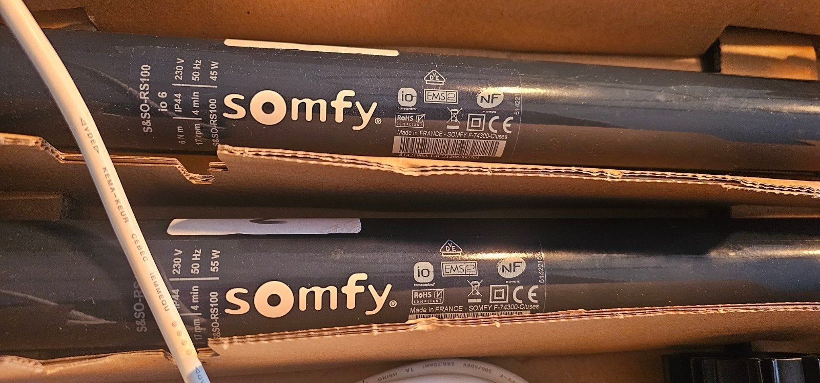te koop somfy io rs100 motoren nieuw, Enlèvement ou Envoi, Neuf