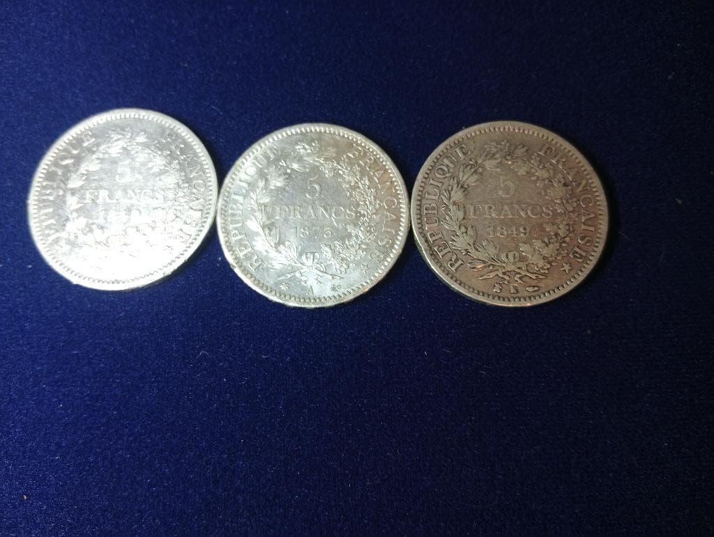 5 Francs Frankrijk 1849, Ophalen of Verzenden, Frankrijk, Zilver
