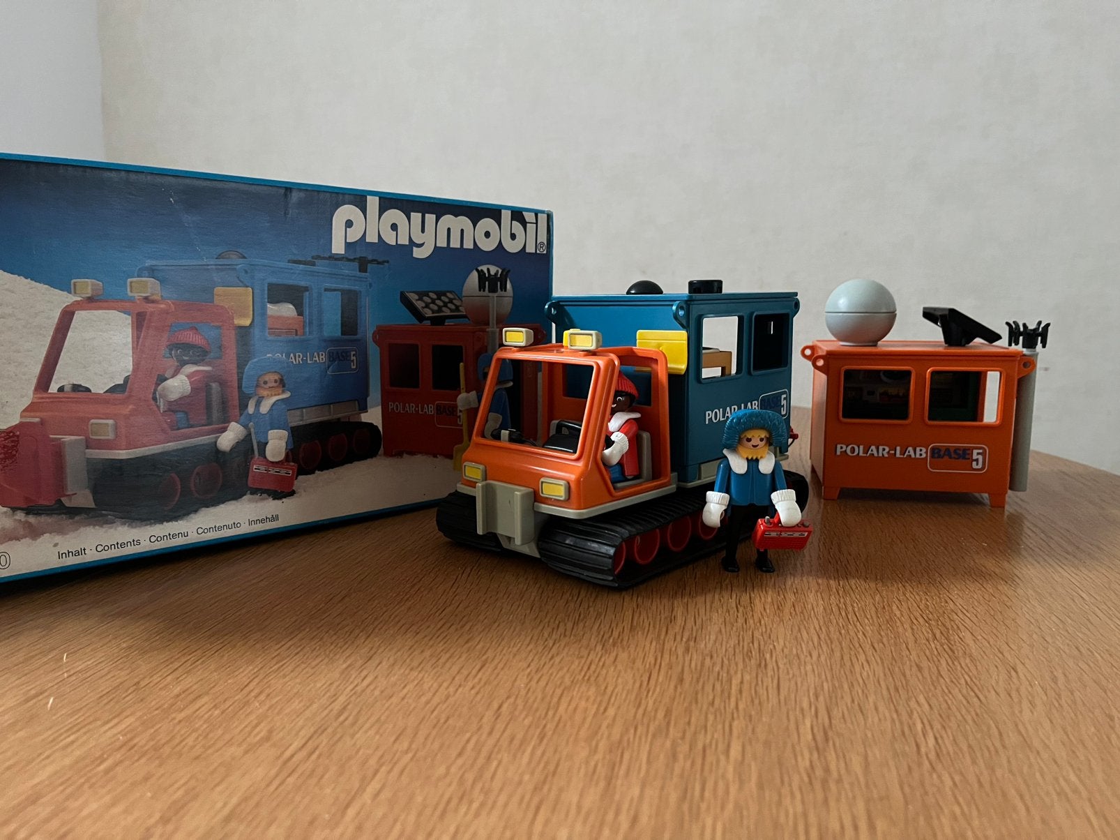 Vintage Playmobil Polar-Lab Base (1986) met originele doos, Kinderen en Baby's, Ophalen, Gebruikt