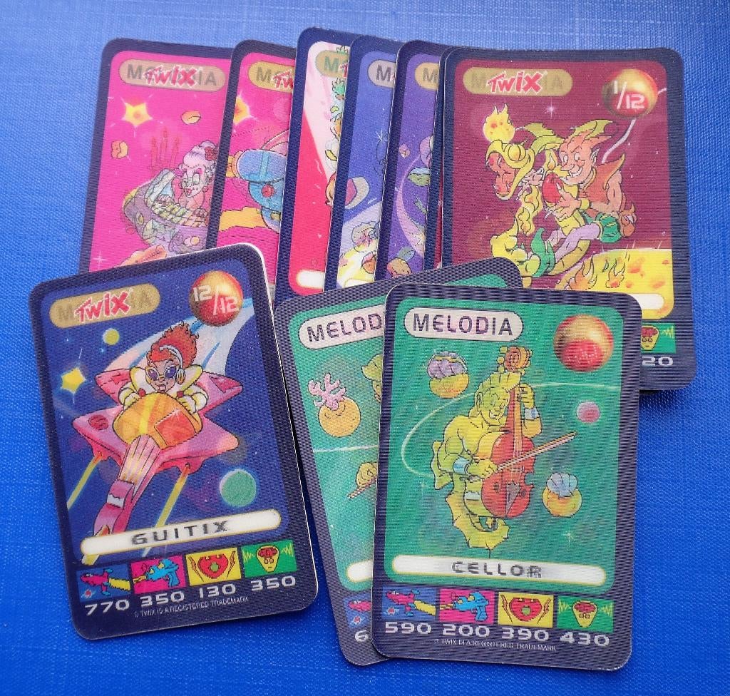 Spacix kaarten / Melodia / Twix, Ophalen, Nieuw, Meerdere kaarten
