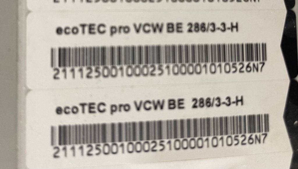 Wisselstukken Vaillant ecotec pro 286/3-3H, Ophalen, 30 tot 80 cm, Gebruikt, Cv-ketel of Combi-ketel