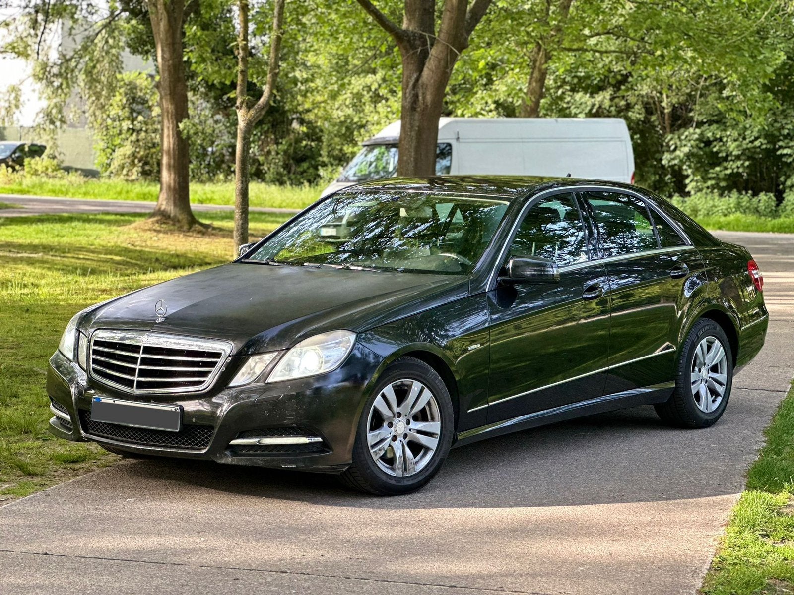 Mercedes E220, Autos, Mercedes-Benz, Entreprise, Achat, Classe E, Diesel, Euro 5, Berline, 4 portes, Automatique, Noir, Noir, Cuir