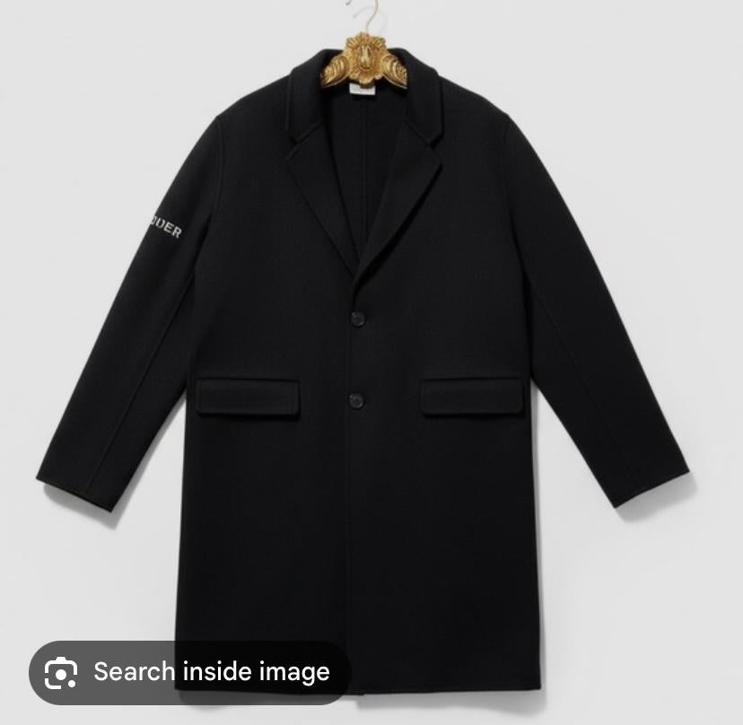 Daily Paper navy whool overcoat, Kleding | Heren, Ophalen of Verzenden, Zo goed als nieuw