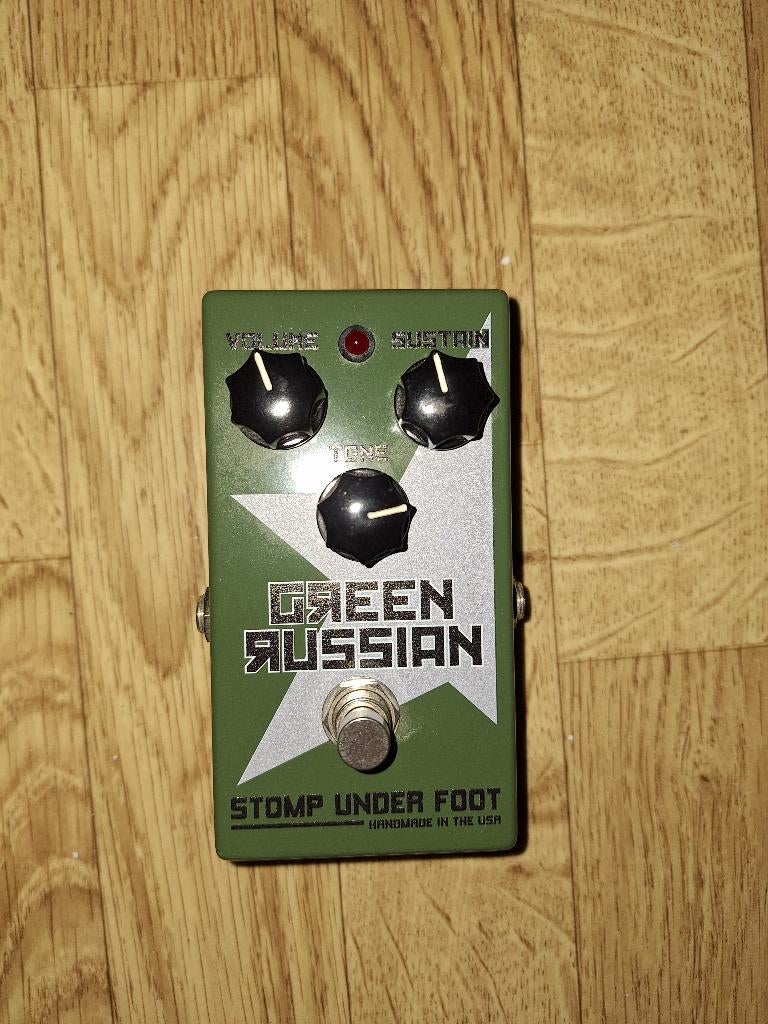 Stomp Under Foot SUF Green Russian, Ophalen of Verzenden, Gebruikt, Distortion, Overdrive of Fuzz