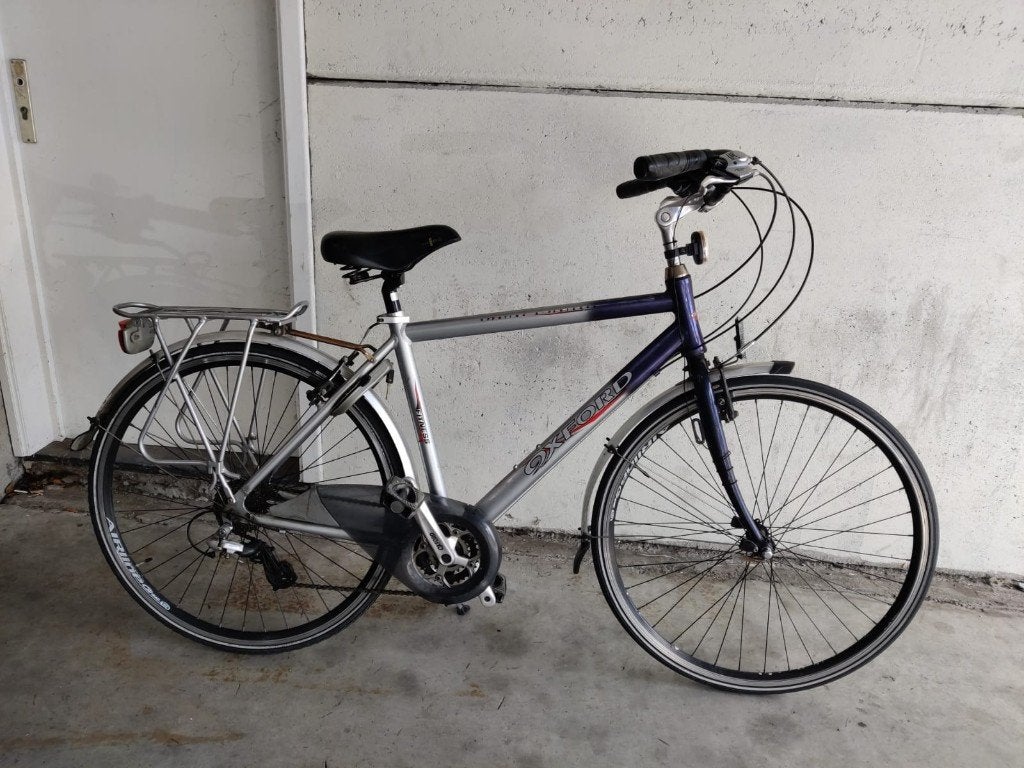 Oxford Herenfiets – stadsfiets in top staat!, Gebruikt, Velgrem, Versnellingen, 49 tot 53 cm
