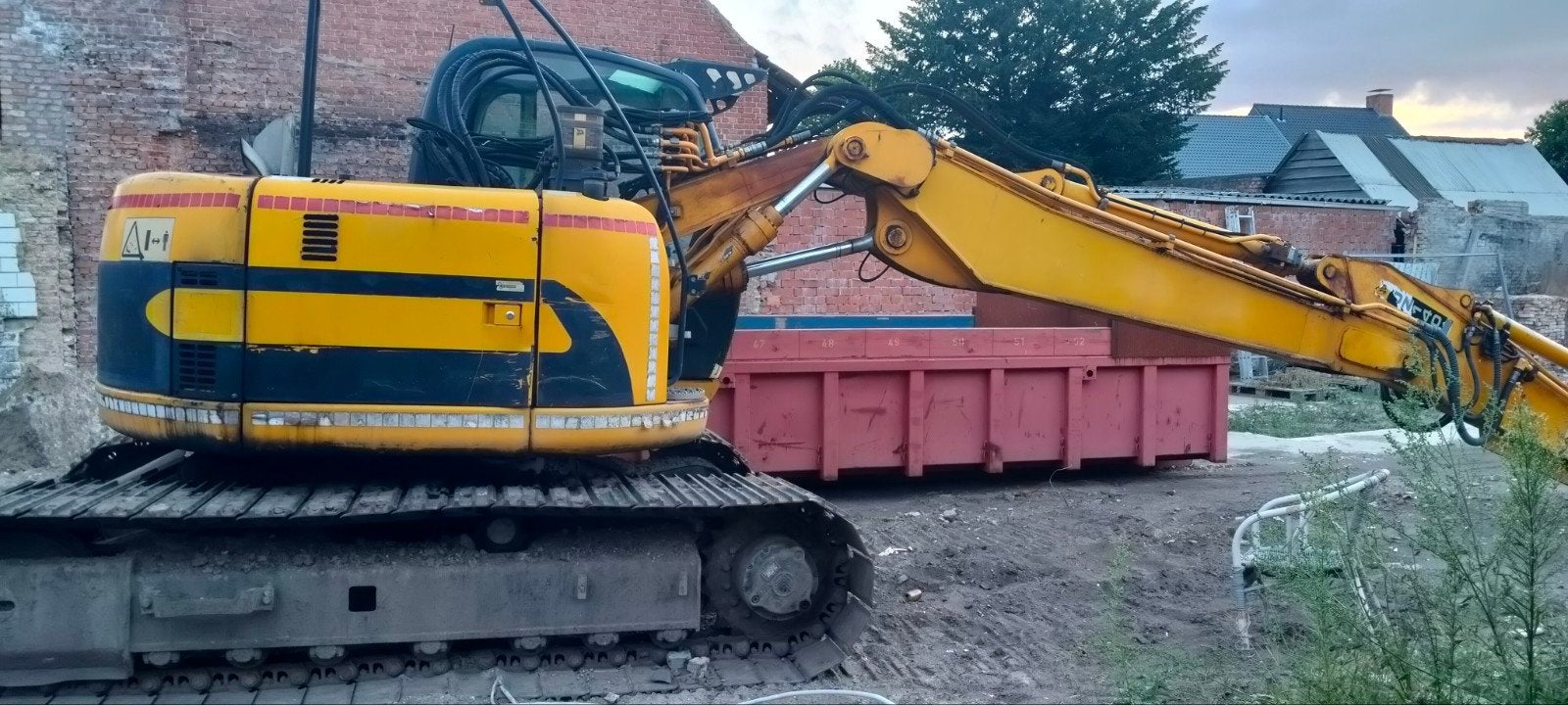 JCB JZ 140 TAB 8200uur, Ophalen, Graafmachine