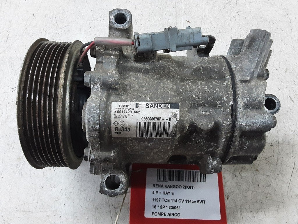 AIRCO POMP Renault Kangoo / Grand Kangoo (KW) (926008670R), Gebruikt, Renault, Mevr. I. Hauben, Rue de l'Espoir 34 34
4030  GRIVEGNÉE, BE