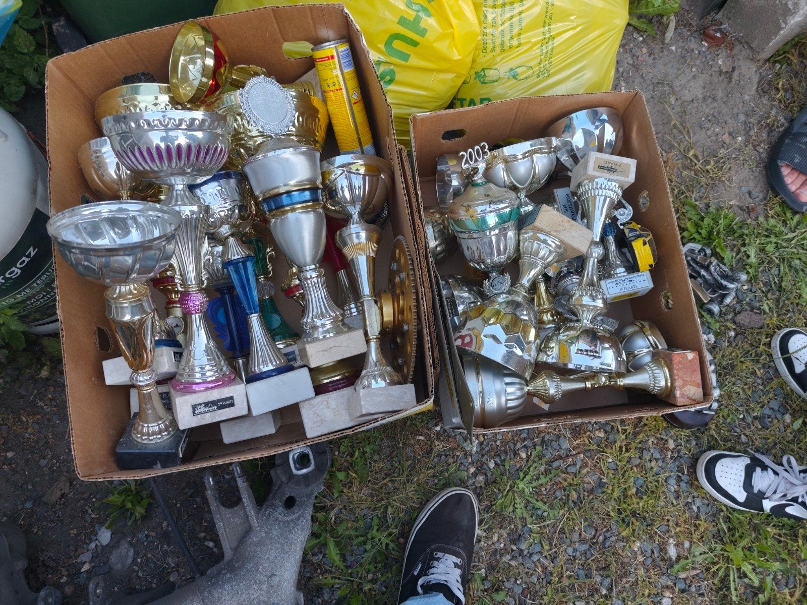 trofee karting, Verzamelen, Ophalen