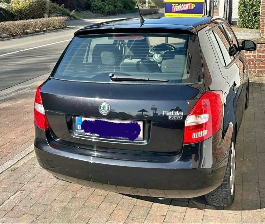 skoda Fabia 2009, Autos, Achat, Noir, 5 portes, 1100 kg