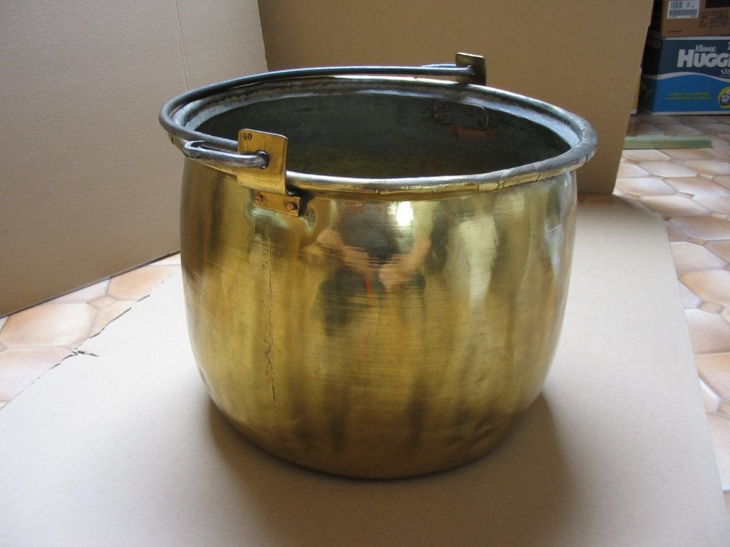 Antieke koperen Ketel, Antiek en Kunst, Ophalen, Koper