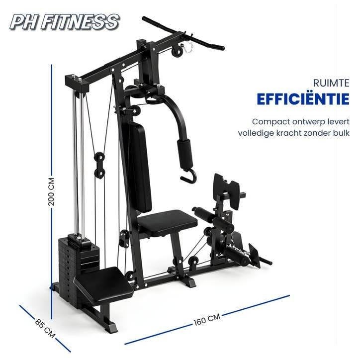 REFURBISHED DEAL PH Fitness Krachtstation - Compact Home Gym, Ophalen of Verzenden, Gebruikt, Armen, Overige typen