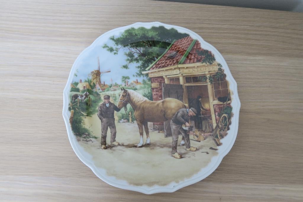 Vintage wandbord - Royal Schwabap, Ophalen of Verzenden